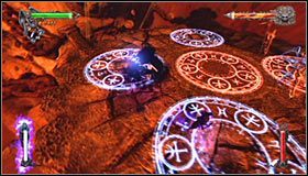 Bardzo częstym atakiem szatana jest również doprowadzanie do pojawiania się na polu bitwy pentagramów #1 - Etap 1 - The Final Fight (1) | Rozdział 12 | Solucja Castlevania Lords of Shadow - Castlevania: Lords of Shadow - poradnik do gry