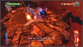 Jeżeli w dowolnym momencie bitwy wkroczysz na pentagram mając nieaktywny tryb magiczny lub wybraną przeciwną szkołę magii, to zostaniesz porażony #1 - Etap 1 - The Final Fight (1) | Rozdział 12 | Solucja Castlevania Lords of Shadow - Castlevania: Lords of Shadow - poradnik do gry