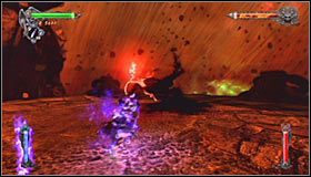 Jeżeli chodzi o atakowanie bossa, wykorzystuj przede wszystkim to, że paski energii magicznej będą się w trakcie tej bitwy BŁYSKAWICZNIE odnawiały, tak więc radzę z nich na bieżąco korzystać - Etap 1 - The Final Fight (1) | Rozdział 12 | Solucja Castlevania Lords of Shadow - Castlevania: Lords of Shadow - poradnik do gry