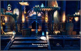 Wewnątrz, w pierwszym odwiedzonym pomieszczeniu, musisz poprzestawiać znajdujące się tam skrzynie, by móc wskoczyć na położone wyżej platformy - Etap 1- Astral Academy | Opis przejścia Trine - Trine - poradnik do gry