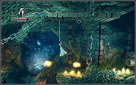 Po dotarciu do rozdwojenia dróg, w pierwszej kolejności skieruj się na górę - Etap 2- Astral Hallways (1) | Opis przejścia Trine - Trine - poradnik do gry