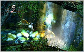 Teraz wystarczy już tylko skierować się w prawą stronę, pokonując dwie drewniane pochylnie (ustaw je wcześniej telekinezą czarodzieja w taki sposób, aby ich pokonanie przypominało zwyczajny bieg w górę wzniesienia) i jedną zawieszoną w powietrzu półkę - Etap 2- Astral Hallways (2) | Opis przejścia Trine - Trine - poradnik do gry