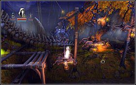 Czyniąc to dotrzesz do punktu kontrolnego #6 i dwóch wagowych platform - Etap 4- Dragon Graveyard | Opis przejścia Trine - Trine - poradnik do gry