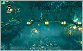 Fragment z belkami można pokonać na dwa sposoby - Etap 5- Crystal Caverns (2) | Opis przejścia Trine - Trine - poradnik do gry