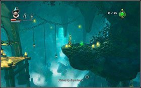 Na szczycie natkniesz się na ruchomą półkę - Etap 5- Crystal Caverns (2) | Opis przejścia Trine - Trine - poradnik do gry