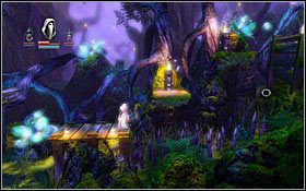 Dotrzesz również na drewniany most - Etap 9- Fangle Forest (1) | Opis przejścia Trine - Trine - poradnik do gry