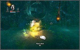 Pokonując most dotrzesz do zalanej jaskini - Etap 9- Fangle Forest (1) | Opis przejścia Trine - Trine - poradnik do gry