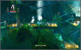 Na samym dole, po lewej stronie znajdziesz przełącznik - Etap 9- Fangle Forest (2) | Opis przejścia Trine - Trine - poradnik do gry