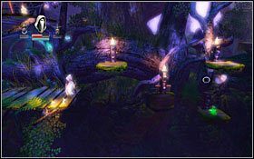 Jedna znajdować się będzie na czasowej platformie - Etap 9- Fangle Forest (2) | Opis przejścia Trine - Trine - poradnik do gry