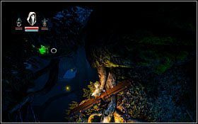 Korzystając z platformowej wagi będziesz wstanie wskoczyć na najwyższą, ukrytą w mroku półkę - Etap 10- Shadowthron Thicket | Opis przejścia Trine - Trine - poradnik do gry