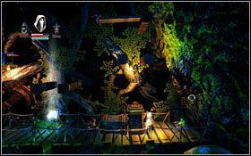 Korzystając z otwartego przejścia dotrzesz do punkt kontrolnego #3 - Etap 10- Shadowthron Thicket | Opis przejścia Trine - Trine - poradnik do gry