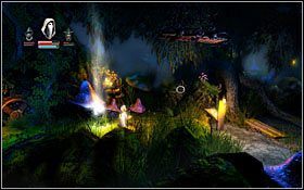 Gdy wszystkie przedmioty wejdą w Twoje osiadanie, skieruj się do lasu na prawo - Etap 10- Shadowthron Thicket | Opis przejścia Trine - Trine - poradnik do gry