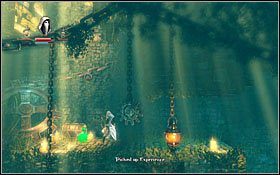 Nim skierujesz się do właśnie odblokowanego, trzeciego wyjścia z wody, stwórz sobie wieże ze skrzyń (jedną wbij na kolce po lewej) - Etap 11- Ruins of the Perished (1) | Opis przejścia Trine - Trine - poradnik do gry