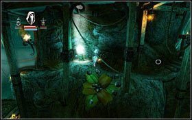 Nim z niego skorzystasz, zniszcz deski na lewo od prawego przełącznika i wskocz pod drewniane rusztowanie złodziejką - Etap 12- Heartland Mines (1) | Opis przejścia Trine - Trine - poradnik do gry