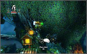 Po drugiej stronie znów wylądujesz na balkonie - Etap 13- Bramblestoke Village (1) | Opis przejścia Trine - Trine - poradnik do gry