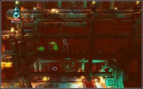 Przechodząc przez nie, nie zeskakuj w znajdująca się tam szczelinę - Etap 14- Iron Forge (1) | Opis przejścia Trine - Trine - poradnik do gry