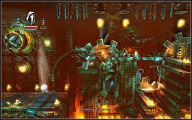 Na prawo czeka Cię aktywacja punktu kontrolnego #6 oraz skomplikowana sekwencja zręcznościowa - Etap 14- Iron Forge (3) | Opis przejścia Trine - Trine - poradnik do gry