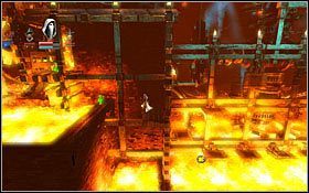 Po wskoczeniu do kolejnej lokacji, nim udasz się na jej podbój, zerknij na górę pod sklepienie - Etap 14- Iron Forge (3) | Opis przejścia Trine - Trine - poradnik do gry