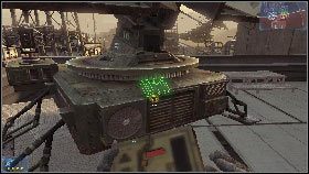 Na górze zastrzel niedobitków [1] i podłóż ładunek wybuchowy pod wyrzutnię rakiet [2] - Rozdział 1 - Zapada ciemność (1) | Opis przejścia Frontlines Fuel of War - Frontlines: Fuel of War - poradnik do gry