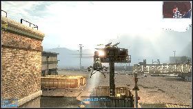 Albo skorzystać z miniaturowych śmigłowców [1], które stoją na stole przy narożniku budynku, do którego niedługo wejdziesz - Rozdział 2 - Magnaci przemysłowi (2) | Opis przejścia Frontlines Fuel of War - Frontlines: Fuel of War - poradnik do gry