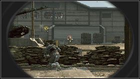 Wyjdź na zewnątrz fabryki i rozpraw się z wrogim czołgiem [1], który pojawi się na placu - Rozdział 2 - Magnaci przemysłowi (2) | Opis przejścia Frontlines Fuel of War - Frontlines: Fuel of War - poradnik do gry