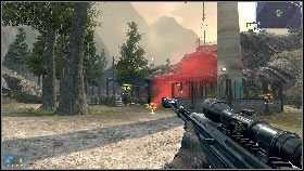 Gdyby któryś z wrogów zapędził się do ciebie, to wyeliminuj go przy pomocy pistoletu [1] - Rozdział 3 - Kowadło (1) | Opis przejścia Frontlines Fuel of War - Frontlines: Fuel of War - poradnik do gry