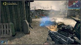 Wystrzelaj wszystkich wrogów [1], którzy znajdują się przed budynkiem - Rozdział 3 - Kowadło (2) | Opis przejścia Frontlines Fuel of War - Frontlines: Fuel of War - poradnik do gry