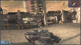 Znajdziesz tutaj sporo broni [1], która może ci się przydać w dalszej części etapu - Rozdział 3 - Cmentarz (2) | Opis przejścia Frontlines Fuel of War - Frontlines: Fuel of War - poradnik do gry