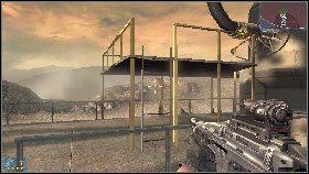 Kiedy do niej dotrzesz zacznij wchodzić na górę po żółtej drabinie [1] - Rozdział 3 - Cmentarz (2) | Opis przejścia Frontlines Fuel of War - Frontlines: Fuel of War - poradnik do gry