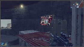 Przedrzyj się szybko do garażu z prawej, gdzie znajduje się czołg, zasiądź za jego sterami i uporaj się z załogą bazy [1] - Rozdział 4 - Król Gór (2) | Opis przejścia Frontlines Fuel of War - Frontlines: Fuel of War - poradnik do gry