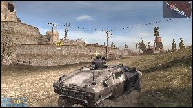 Po uporaniu się z obrońcami przejmij obóz i podnieś miniaturowy śmigłowiec bojowy, stojący na drewnianym stole [1] - Rozdział 5 - Kwatera (1) | Opis przejścia Frontlines Fuel of War - Frontlines: Fuel of War - poradnik do gry