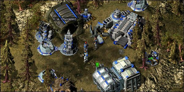 Pamiętaj o pozostawieniu wolnego miejsca dla jednostek broniących całego kompleksu. - Amerykanie #09 | Original War - Original War - poradnik do gry