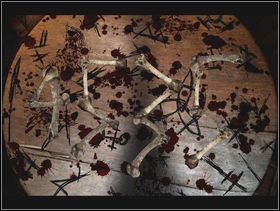 Podejdź do stołu z puszką - kości z ekwipunku automatycznie zostają dodane do tych na stole #1 - Bufet - wezwanie Zagubionych | Opis przejścia Dark Fall 3 Lost Souls - Dark Fall 3: Lost Souls - poradnik do gry