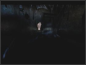 Po kliknięciu aktywnych punktów w takiej kolejności, w przeciwległej ścianie pojawia się przejście do pokoju obok #1 - 1C - Hotel - pierwsze piętro (2) | Opis przejścia Dark Fall 3 Lost Souls - Dark Fall 3: Lost Souls - poradnik do gry