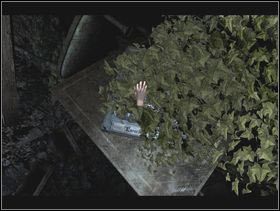 Jak można się domyśleć, jest to pokój 1F - spoglądając w górę widzisz niebo #1, tak więc logiczne jest, że pokoje 2F oraz 3F (czyli twój) zniknęły - Hotel - pierwsze piętro (3) | Opis przejścia Dark Fall 3 Lost Souls - Dark Fall 3: Lost Souls - poradnik do gry