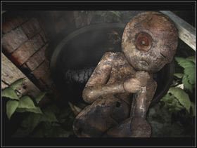 Jak pamiętasz, w alejce za peronami był kubeł z płomieniami - syfon z wodą teraz się przyda - Wieża - Pan Bones | Opis przejścia Dark Fall 3 Lost Souls - Dark Fall 3: Lost Souls - poradnik do gry