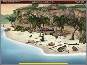 Spróbuj zbliżyć się do domu, natychmiast odezwie się Ron - Groggy Island (1) | Opis przejścia Jolly Rover - Jolly Rover - poradnik do gry