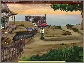 W ten sposób trafisz na teren posiadłości Rona, pogadaj z nim nareszcie - otrzymasz ciekawe zlecenie oraz książkę Voodoo dla piratów, a także arkusz zaklęć voodoo - Groggy Island (1) | Opis przejścia Jolly Rover - Jolly Rover - poradnik do gry