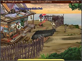 Na koniec potraktuj ptaki marynowanym śledziem (musisz zdążyć, dopóki działa zaklęcie, to znaczy - dopóki Jolly czuje mrowienie i spowity jest różowawą poświatą) - Groggy Island (1) | Opis przejścia Jolly Rover - Jolly Rover - poradnik do gry