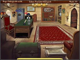 Wejdź do fortu, gabinet gubernatora okaże się pusty - Groggy Island (2) | Opis przejścia Jolly Rover - Jolly Rover - poradnik do gry