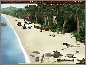 Następnie sprawdź wyrzuconą na brzeg muszlę (po lewej) - Cannibal Island (1) | Opis przejścia Jolly Rover - Jolly Rover - poradnik do gry