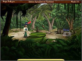 Natkniesz się na kolejną pułapkę, a dopóki Jolly nie wie, jak ona działa, nie zechce iść dalej - Cannibal Island (1) | Opis przejścia Jolly Rover - Jolly Rover - poradnik do gry