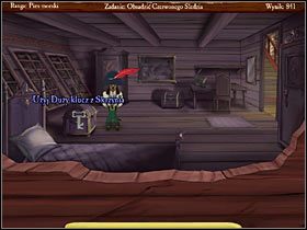 Podejdź teraz do szafy przy biurku i otwórz ją kluczykiem - Cannibal Island (4) | Opis przejścia Jolly Rover - Jolly Rover - poradnik do gry