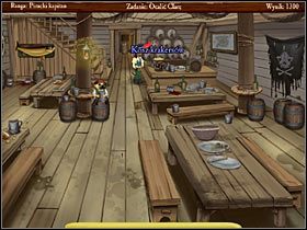 Wylądowawszy na znajomej plaży, maszeruj do miasta, gdzie zajdź do Stumble Inn - Groggy Island ponownie | Opis przejścia Jolly Rover - Jolly Rover - poradnik do gry