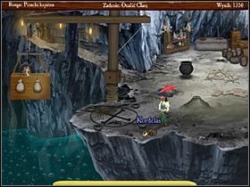 Skorzystaj z tego, że DeSilver jest zajęty rozmową i rzuć w niego drewnianymi owocami - Groggy Island ponownie | Opis przejścia Jolly Rover - Jolly Rover - poradnik do gry