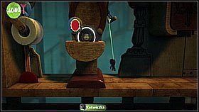 Po zebraniu sekretnej bańki wchodzimy do łącznika poziomów [1] i budzimy się w - Chwytaj i bujaj | Kryjówka Da Vinci | LittleBigPlanet 2 - LittleBigPlanet 2 - poradnik do gry