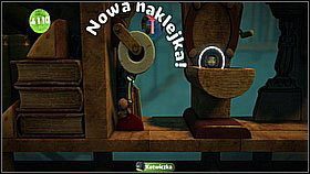 Przechodzimy dalej - Da Vinci da nam kotwiczkę - Chwytaj i bujaj | Kryjówka Da Vinci | LittleBigPlanet 2 - LittleBigPlanet 2 - poradnik do gry