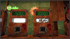 Na tym poziomie musimy odpowiednio podskakiwać na skoczniach i omijać przeszkody - Minipoziomy | Kryjówka Da Vinci | LittleBigPlanet 2 - LittleBigPlanet 2 - poradnik do gry