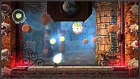 Krótki poziom, w którym strzelamy do pianek - nie możemy dać się dotknąć - Minipoziomy | Laboratorium Wiktorii | LittleBigPlanet 2 - LittleBigPlanet 2 - poradnik do gry