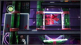 Za zieloną rurą skaczemy do góry i zgarniamy bańkę - Zaostrzony rygor | Fabryka lepszego jutra | LittleBigPlanet 2 - LittleBigPlanet 2 - poradnik do gry